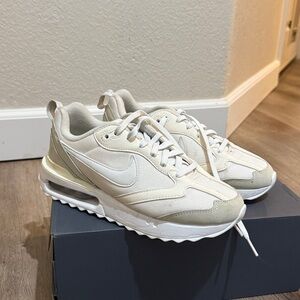 Nike Air Max Dawn Women's Shoes - Cream and White